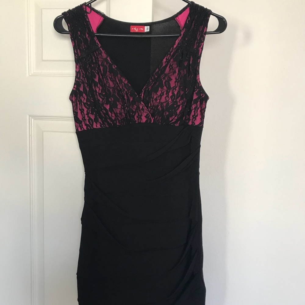 Black cocktail dress